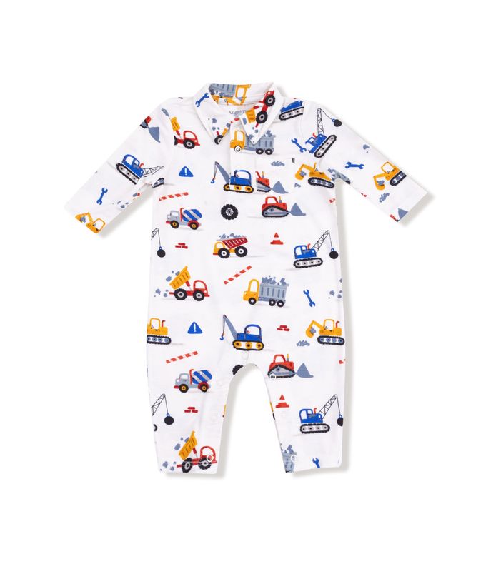 Crayon Construction Polo Romper