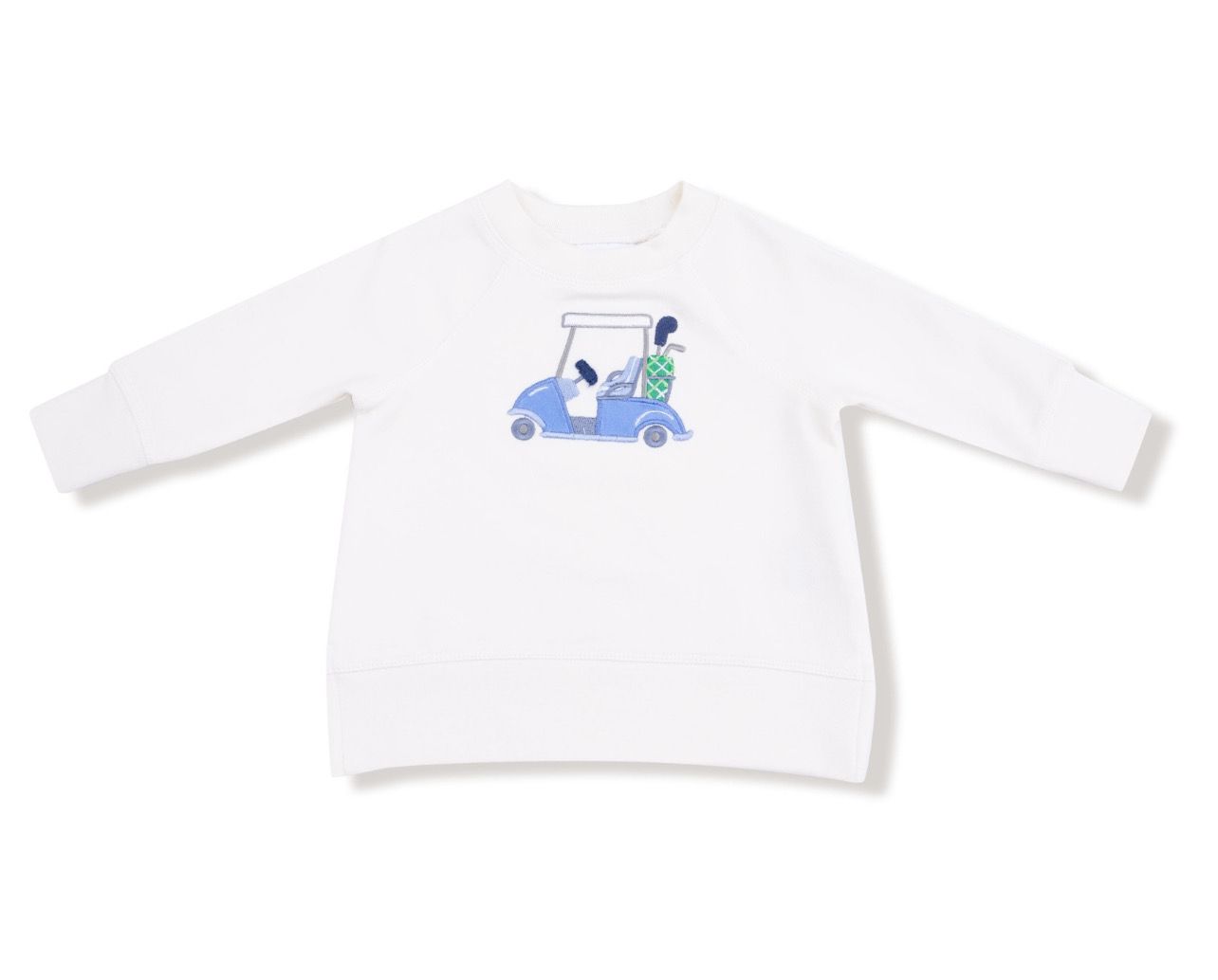 Golf Cart Appliqué Crewneck Sweatshirt