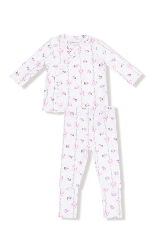 Dainty Buds &amp; Bows Take-Me-Home Set with Ruffle Top Knot Hat