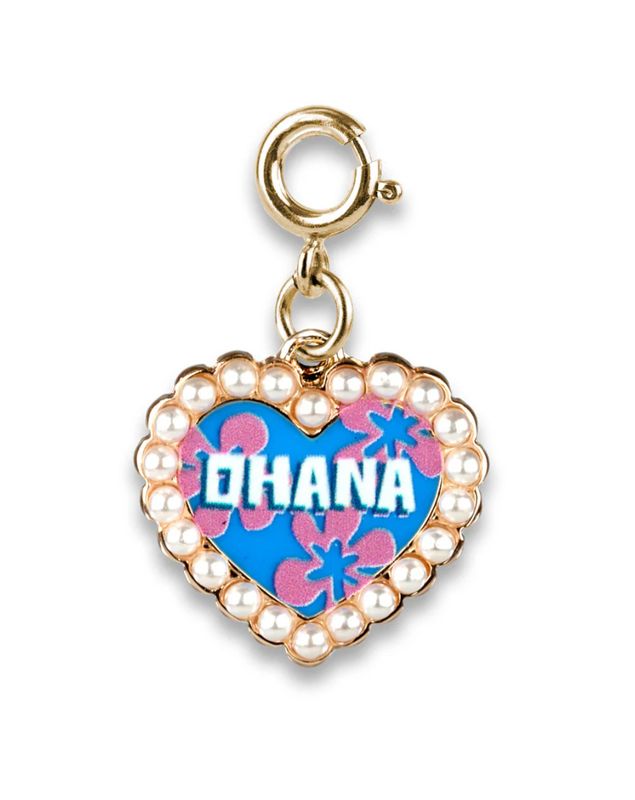 Charm It! Gold Ohana Pearl Heart