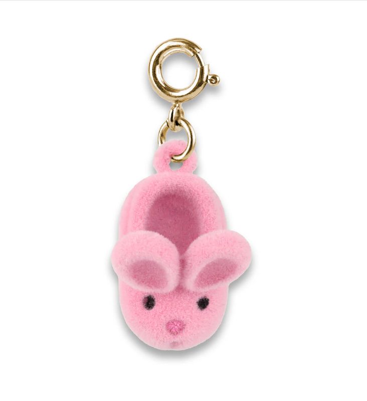 Charm It! Furry Bunny Slipper Charm