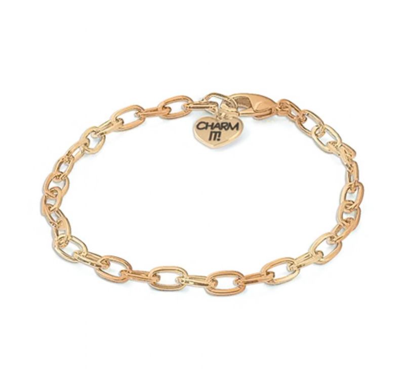 Charm It! Gold Chain Bracelet