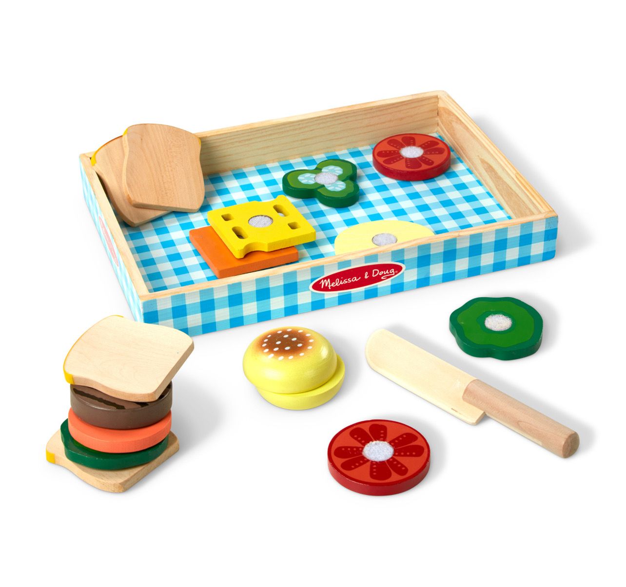 Wooden Sandwich Making Play Set