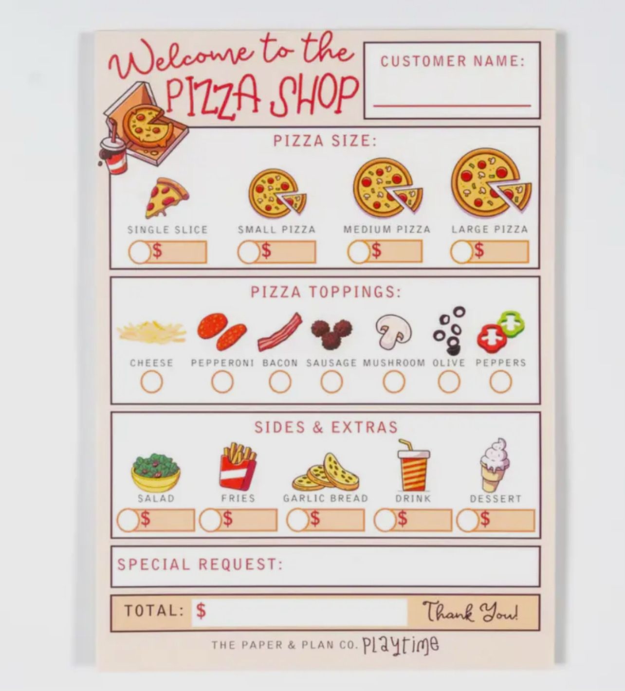 Kids Pizza Shop Playtime Pad™