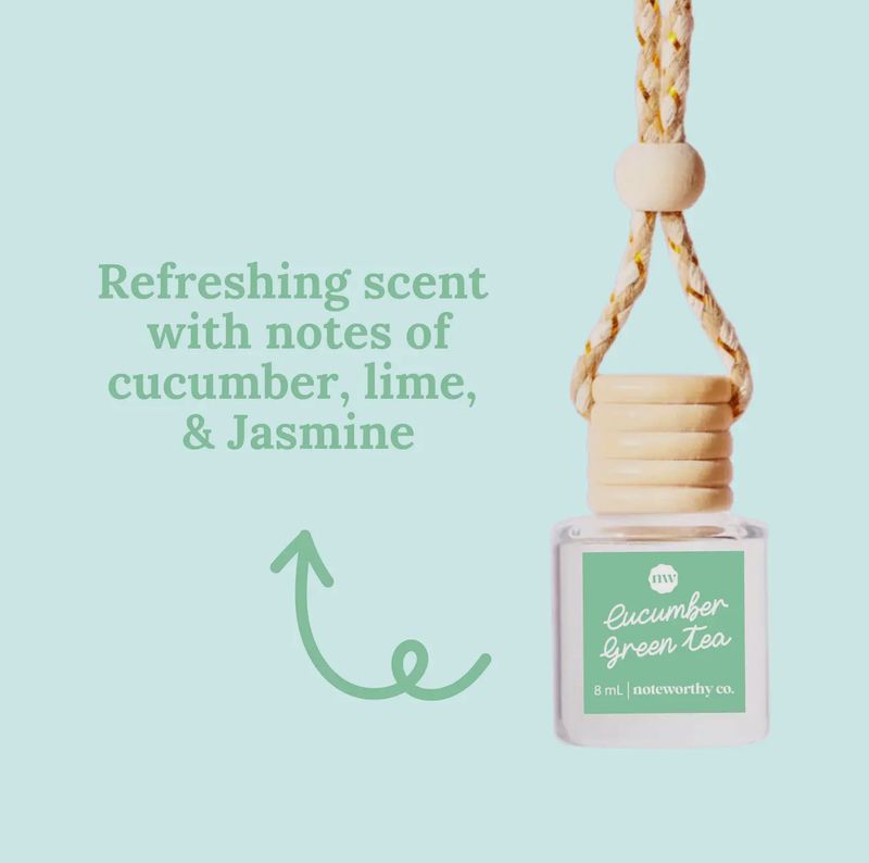 Noteworthy Co Car Diffuser- Cucumber Green Tea