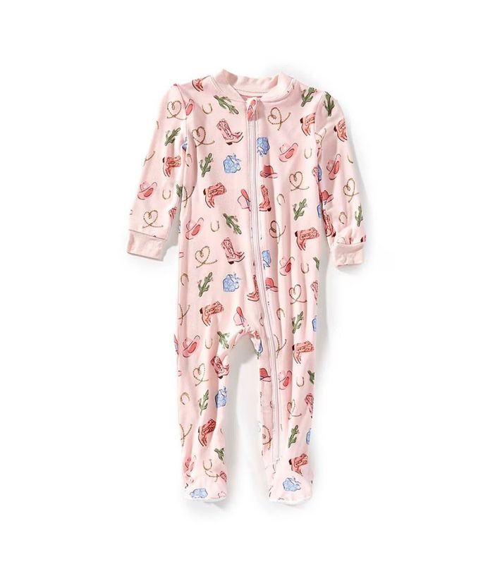 Cowgirl Front Zip Footie