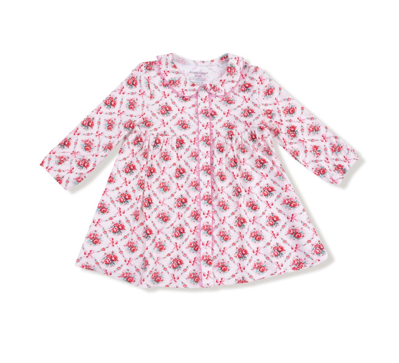 Rose Bow Lattice Jill Dress