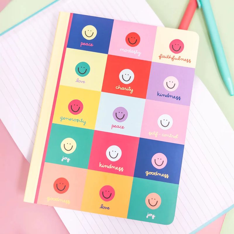 Fruits Of The Spirit Smiley Face NoteBook