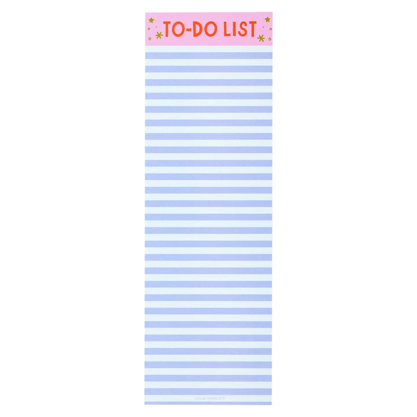 "To-Do List" Blue Stripe Notepad