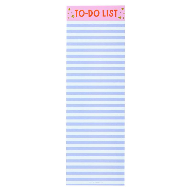 "To-Do List" Blue Stripe Notepad