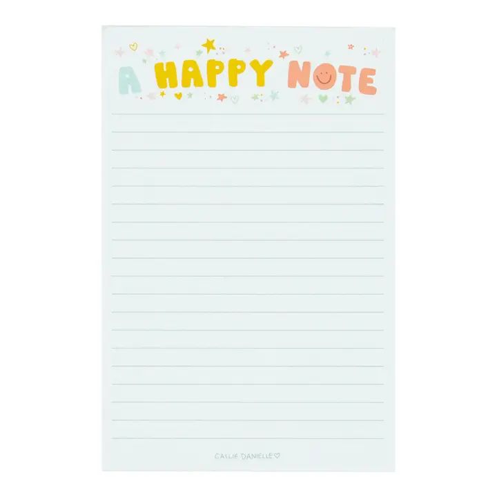 "A Happy Note" Notepad
