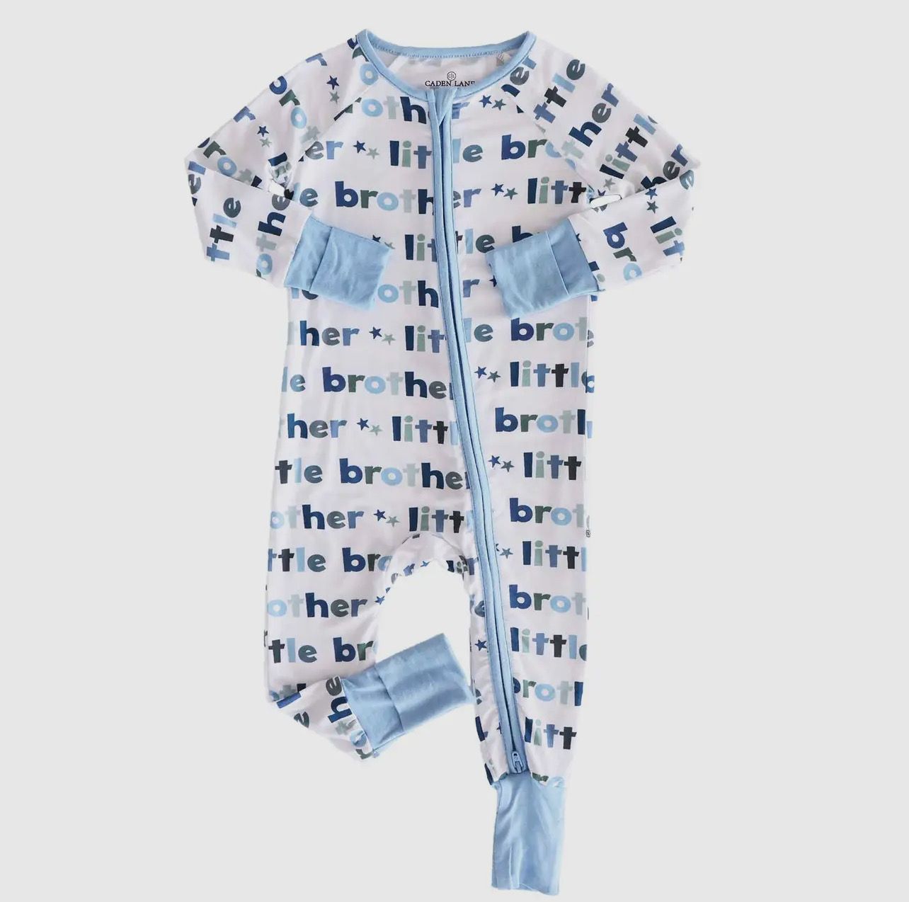 Caden Lane Little Brother Zip Romper