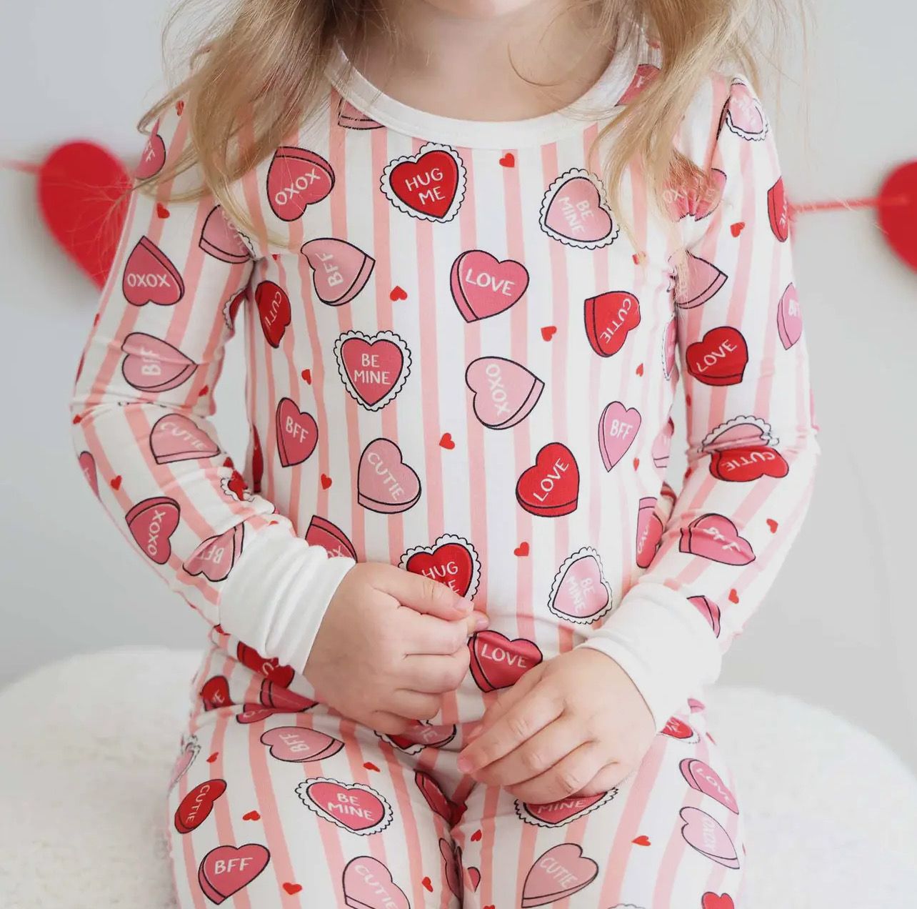Pink Sweet Like Candy 2 Pc Bamboo PJ Set