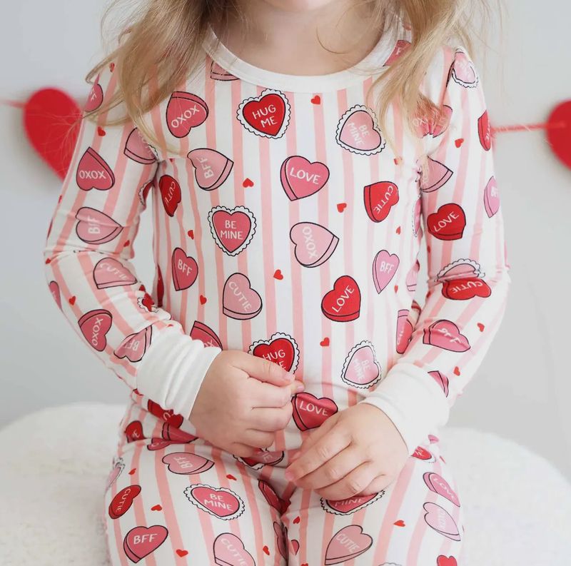 Pink Sweet Like Candy 2 Pc Bamboo PJ Set- One 4T Left!