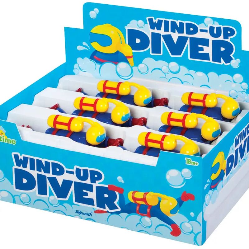 Wind Up Diver Water Toy