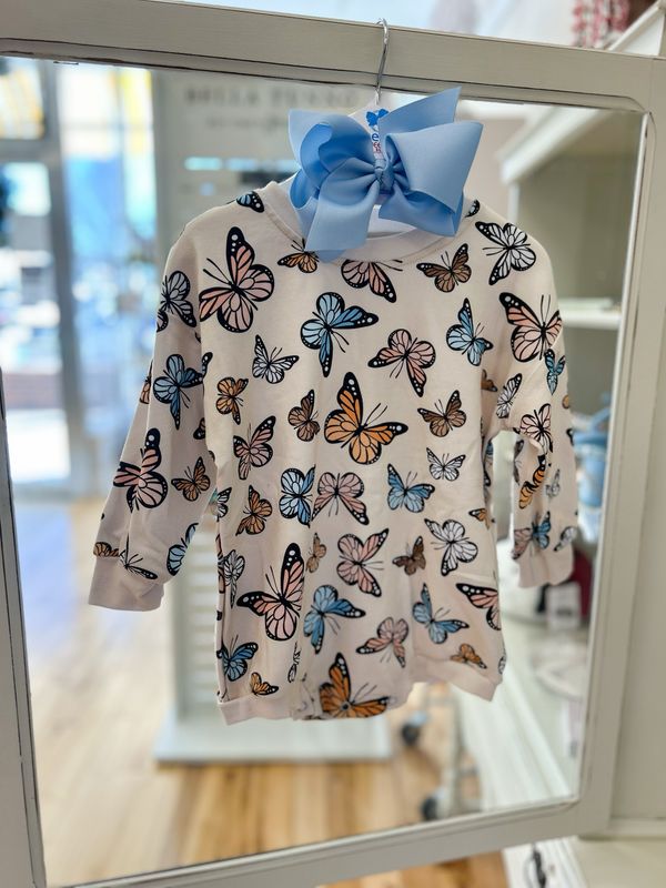 Butterflies Sweatshirt Bubble