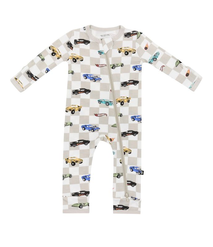 Kyte Baby Zippered Romper in Fast and Fierce