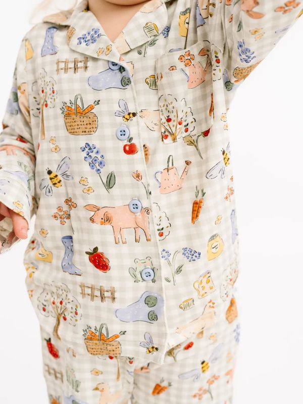 Farm Days Bamboo Button Up Set