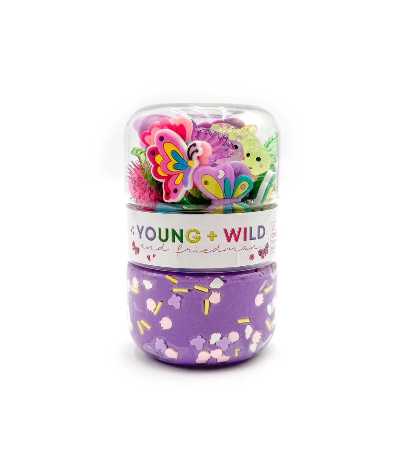 YWF Grab &amp; Go Dough Jar- Butterfly
