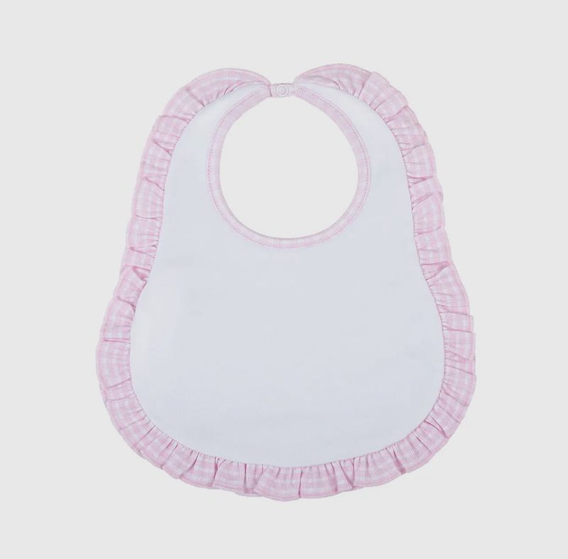 New Beginnings Ruffle Bib - Pink