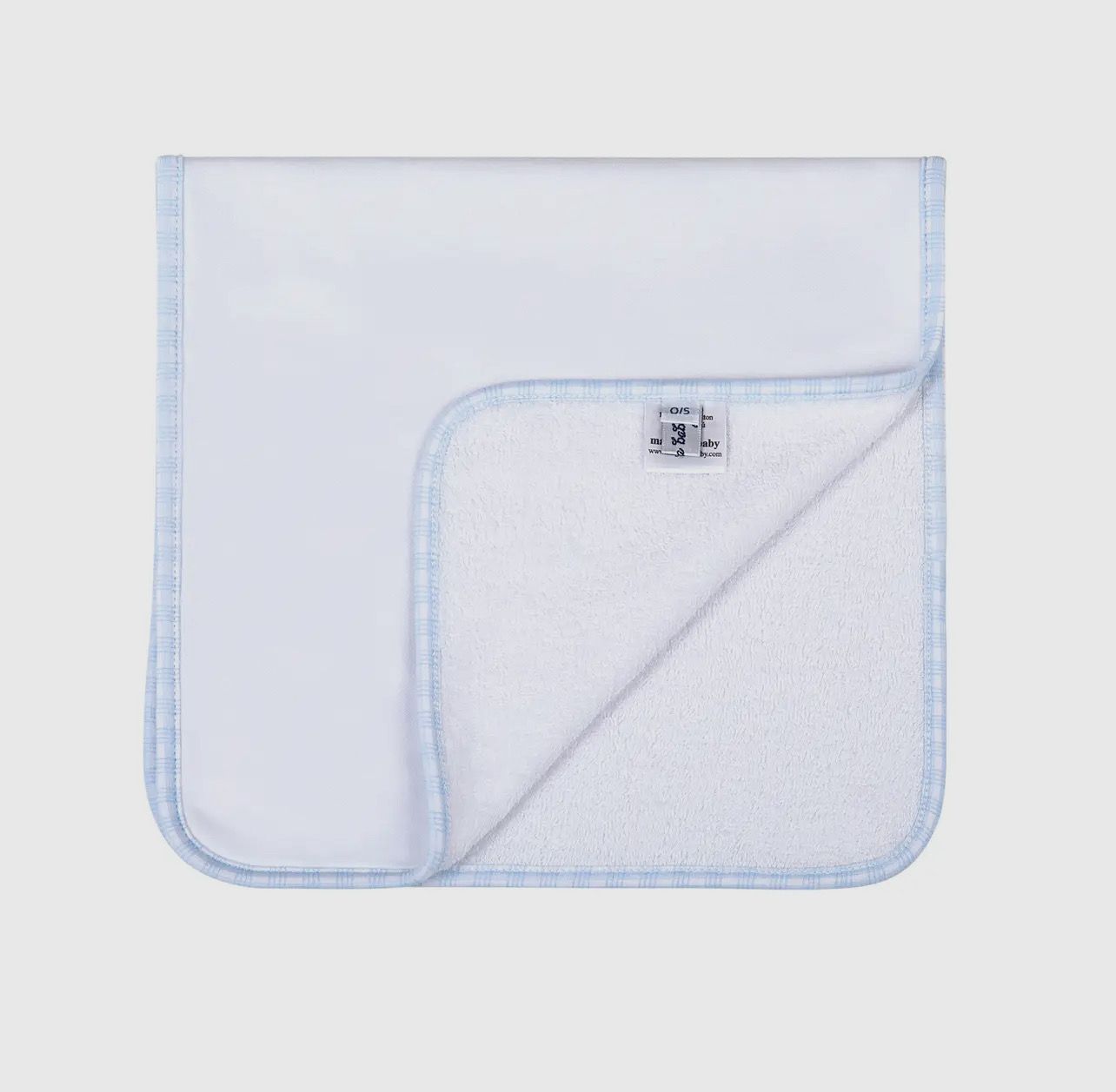 New Beginnings Blue Burp Cloth