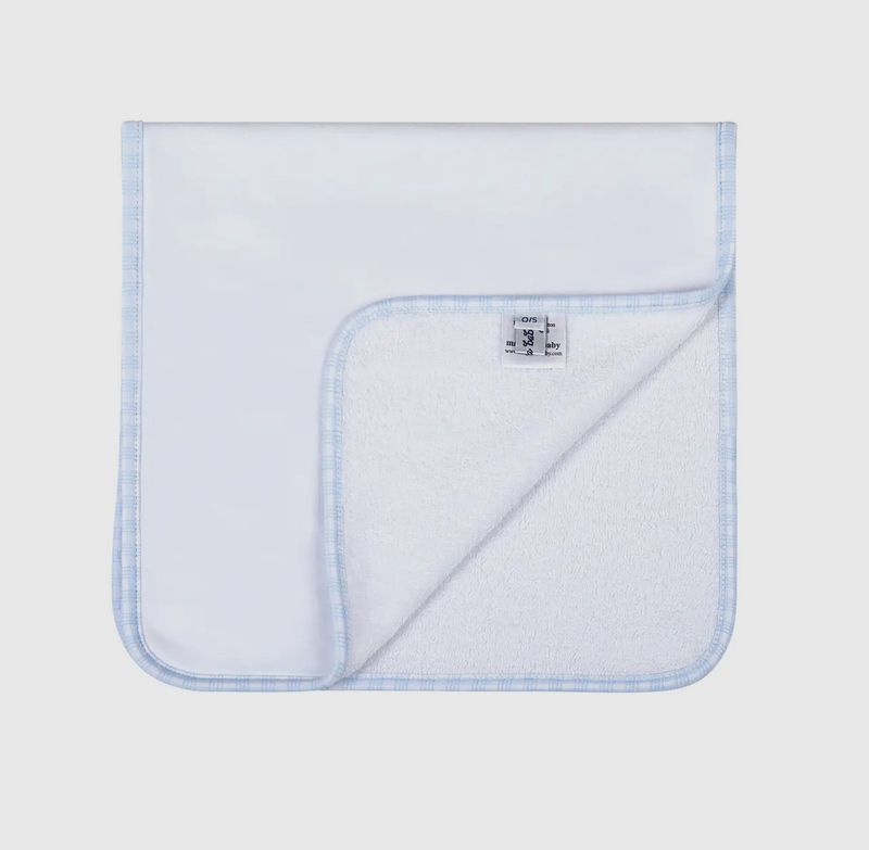 New Beginnings Blue Burp Cloth