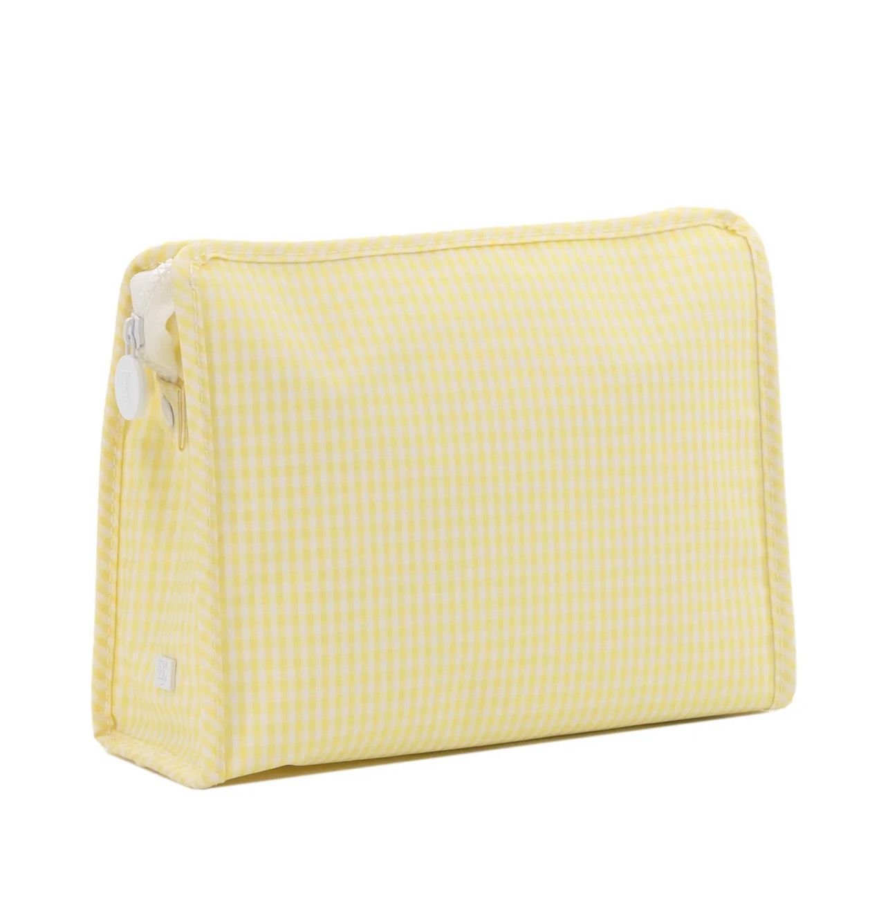 TRVL Roadie Large Zip Pouch- Buttercup Gingham