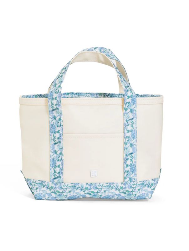 TRVL Mini Canvas Tote with Hamptons Floral