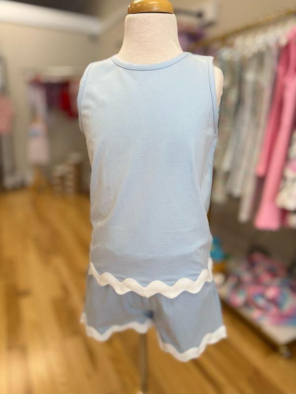 Abigail Blue Short Set