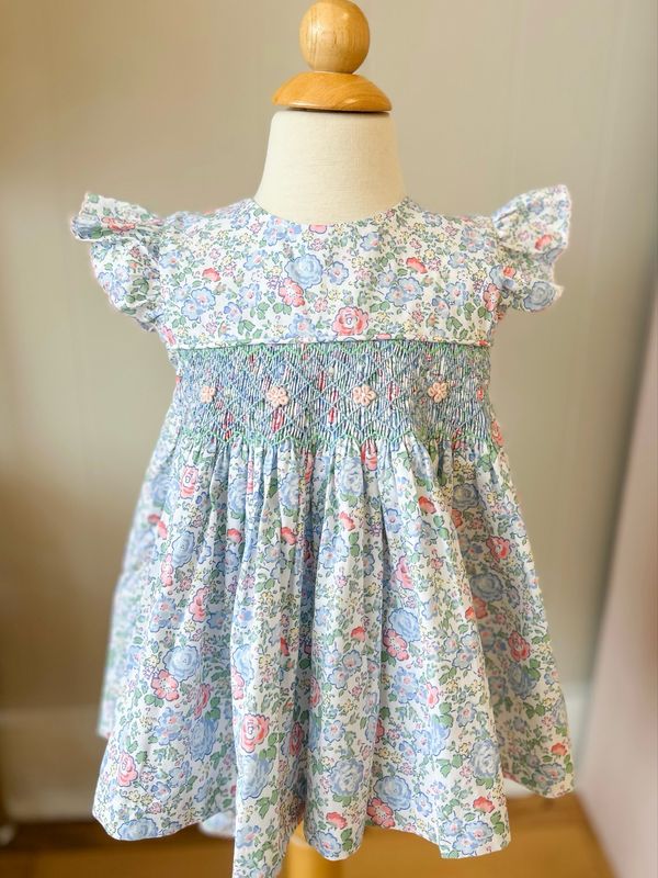 Garden Delight Smocked Bloomer Set