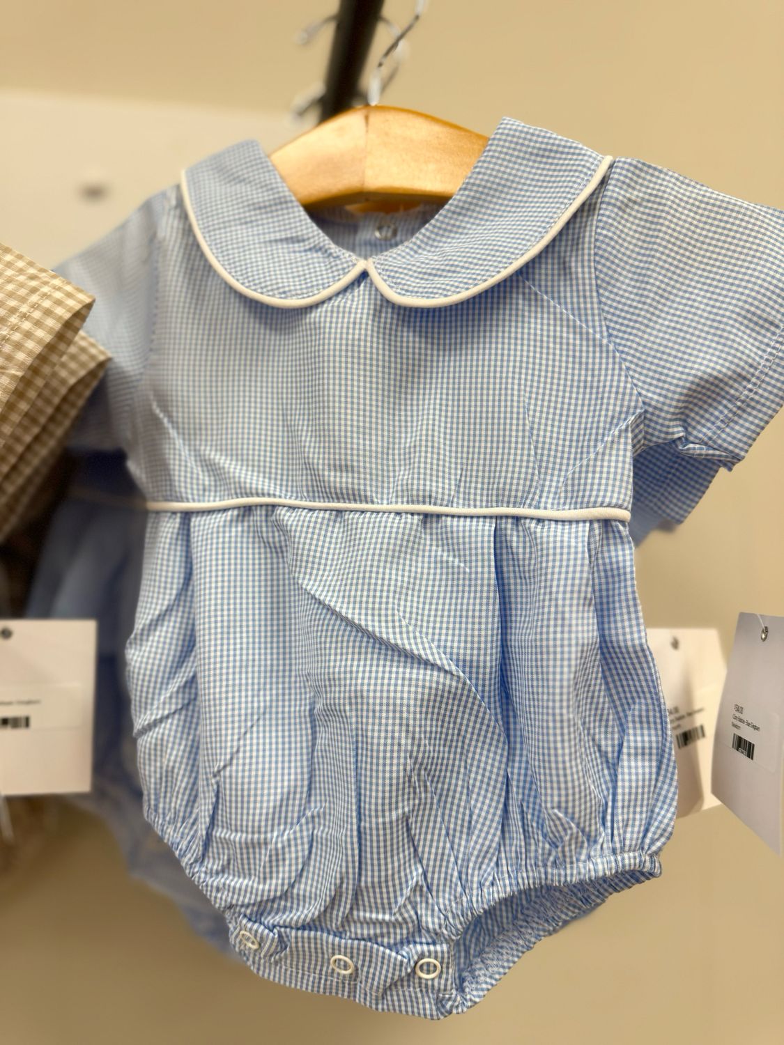 Cory Bubble- Blue Gingham