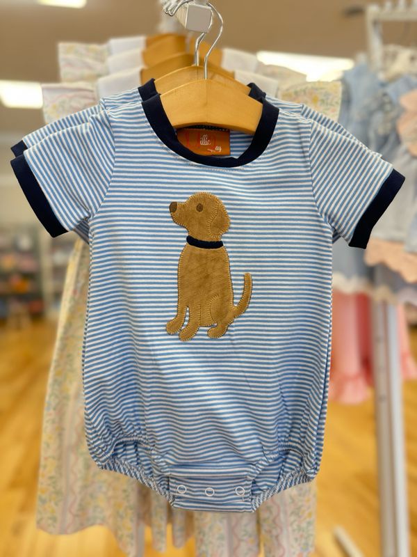 Puppy Applique Bubble