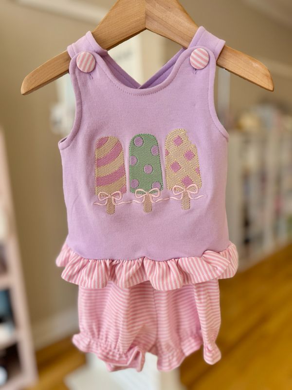 Popsicle Crossback Bloomer Set