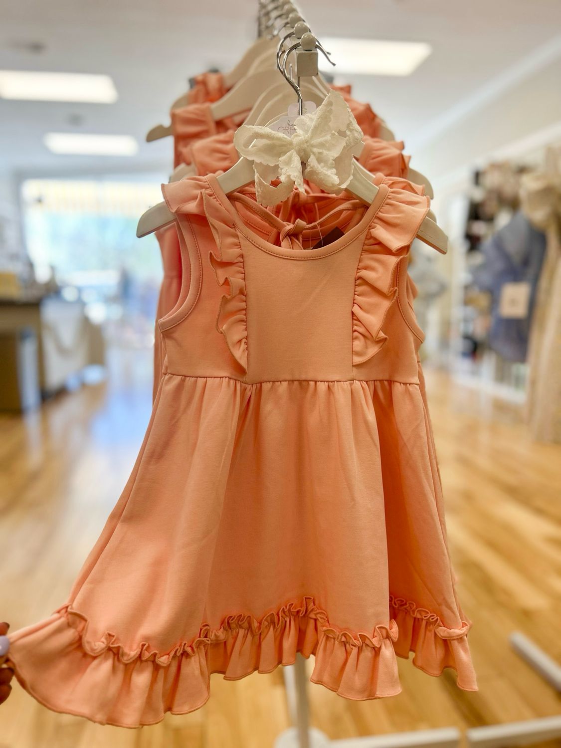 Emersyn Peach Dress