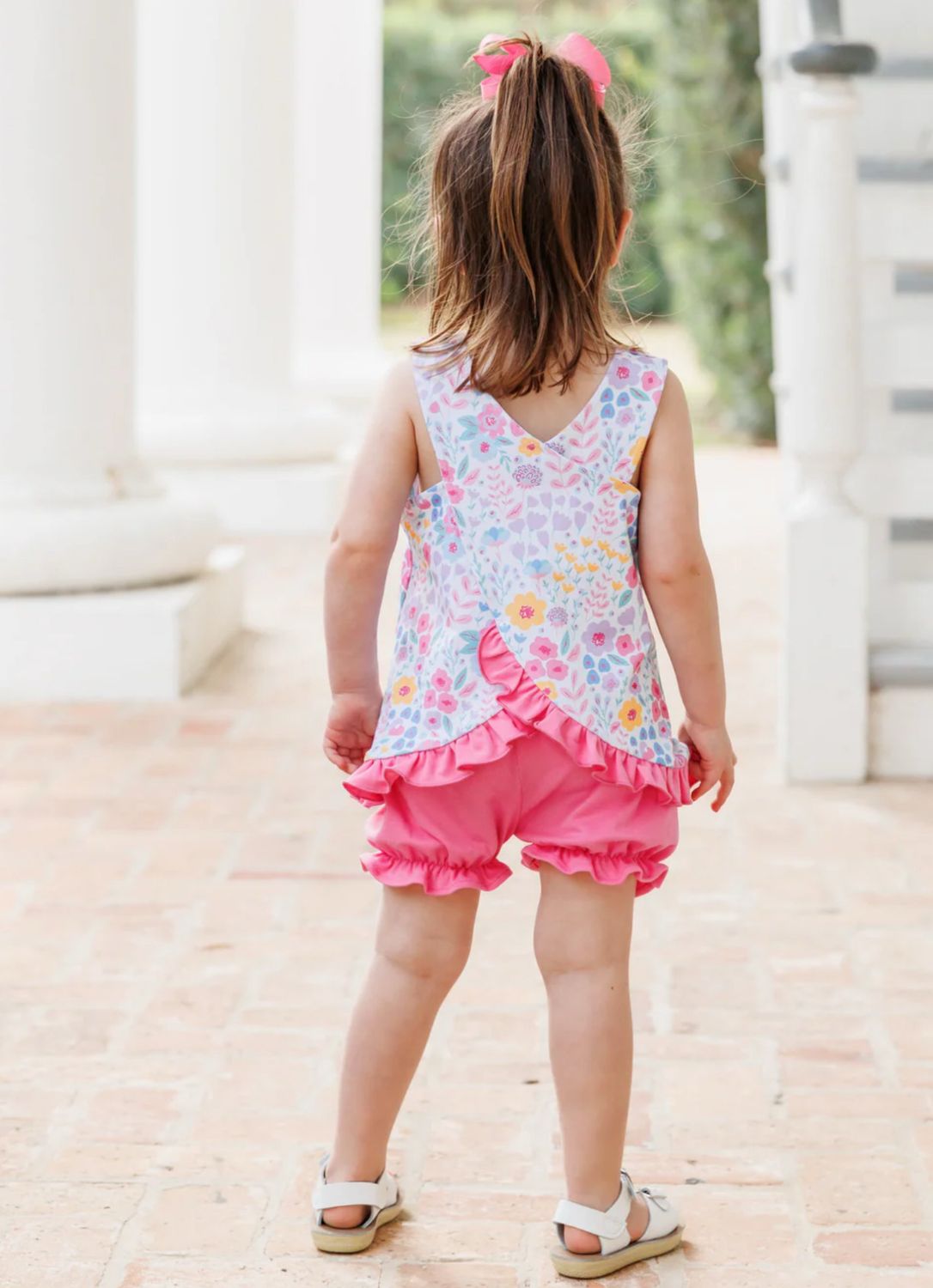 (Pre Order) Poppies and Petals Swing Back Bloomer Set