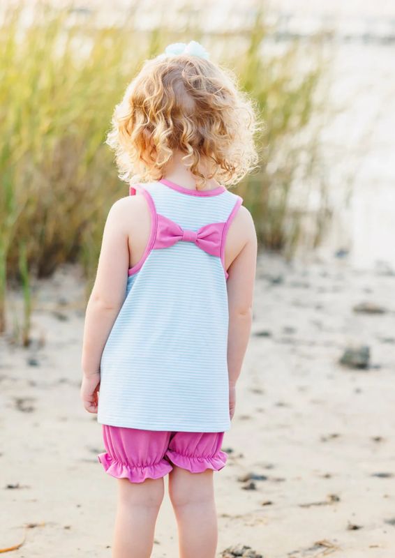 (Pre Order) Abby Bow Back Bloomer Set