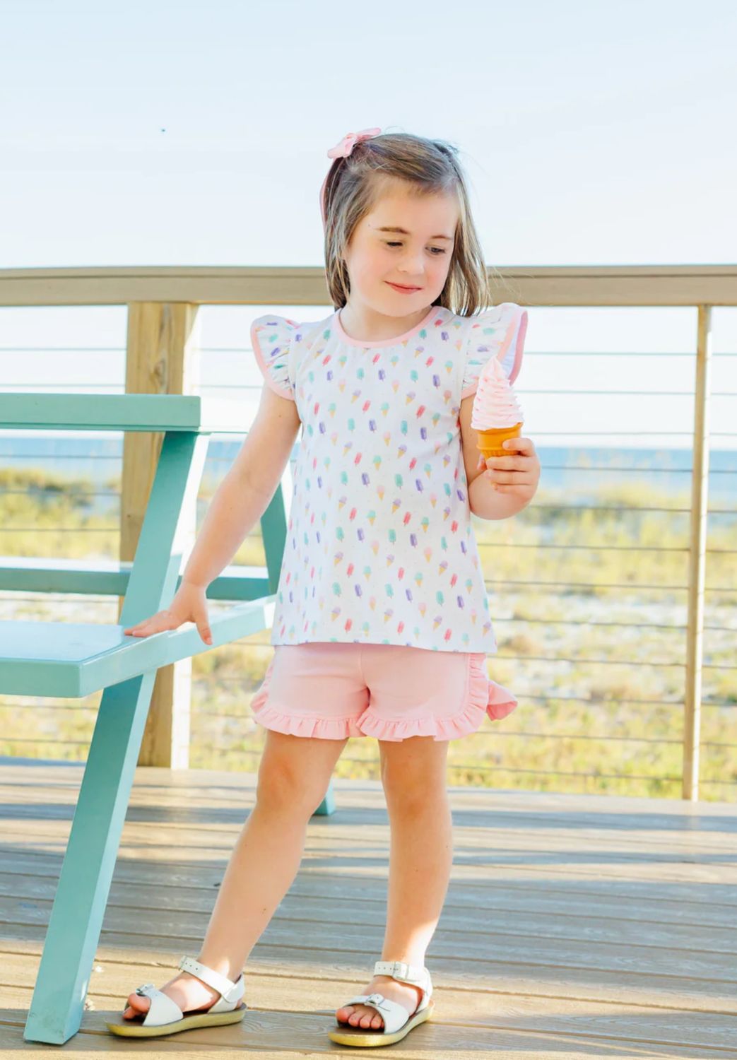 (Pre Order) Summertime Sweets Flutter Short Set