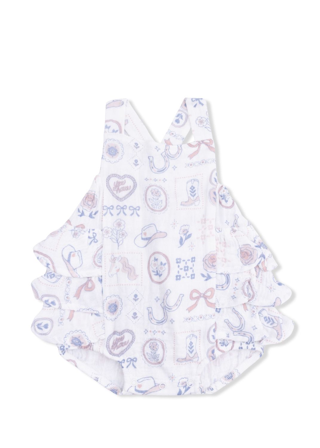 Country Western Heirlooms - Ruffle Sunsuit