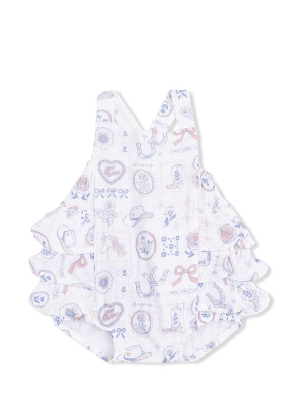 Country Western Heirlooms - Ruffle Sunsuit