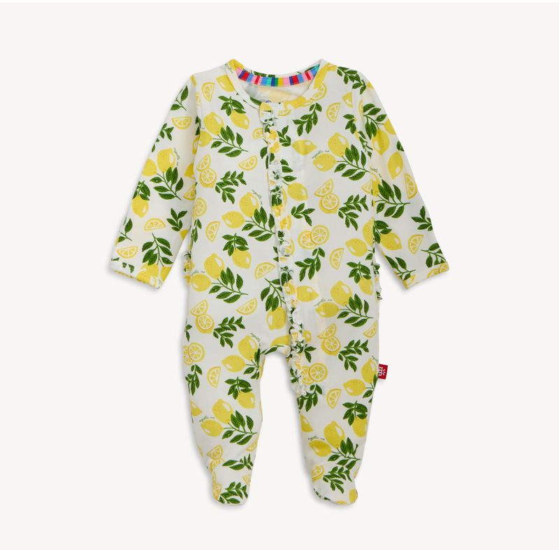 Simply the Zest Modal Magnetic Ruffle Footie