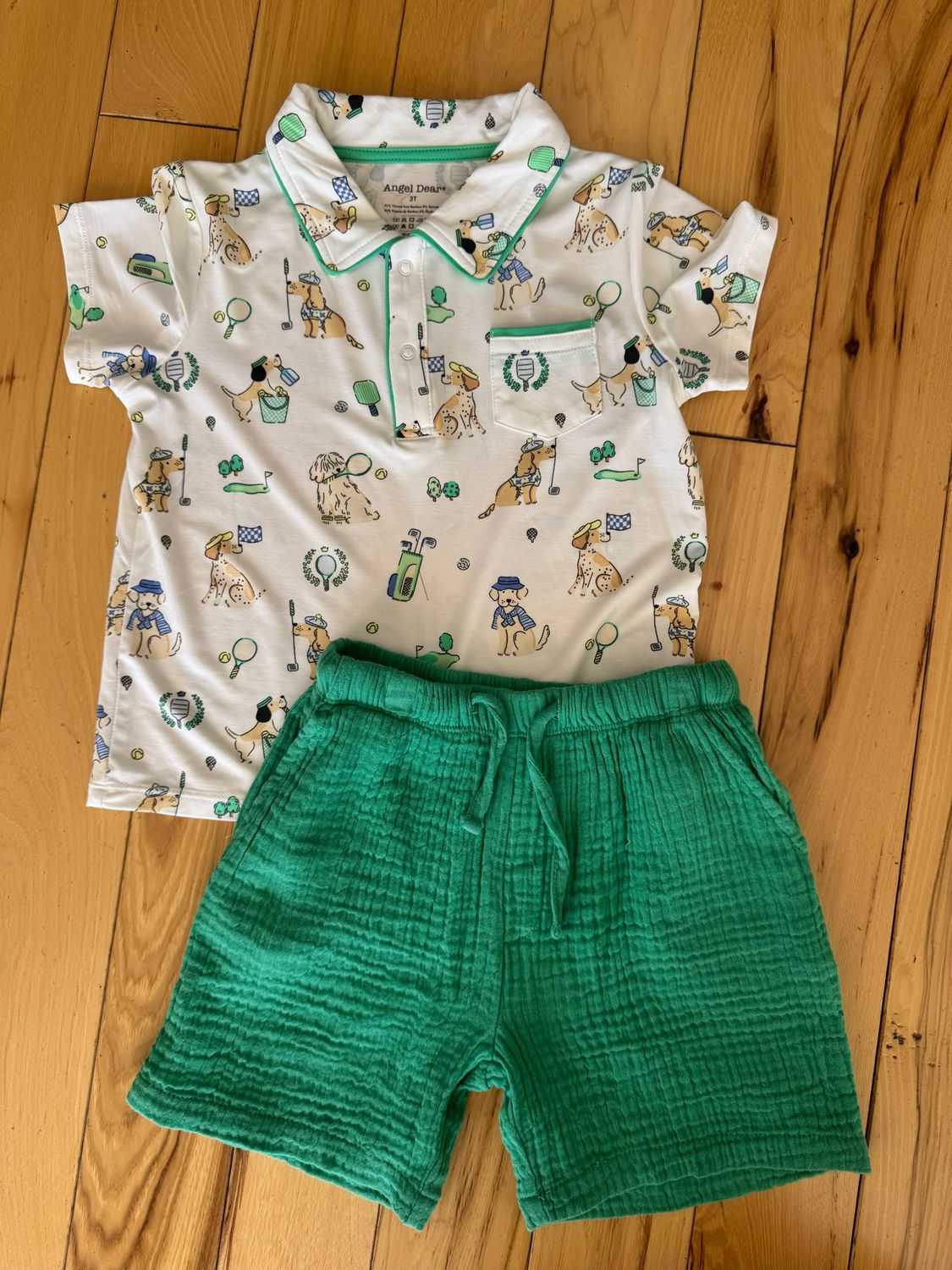 Country Club Dogs Polo with Casual Short