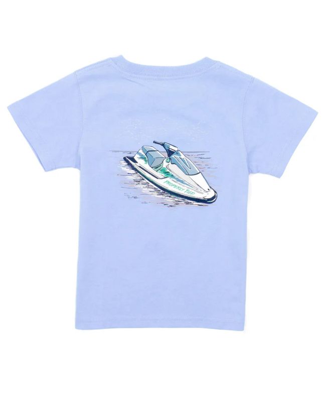 Properly Tied Jet Ski Tee- Light Blue