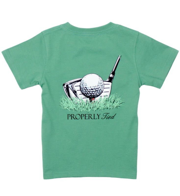 Properly Tied Driver Tee- Ivy