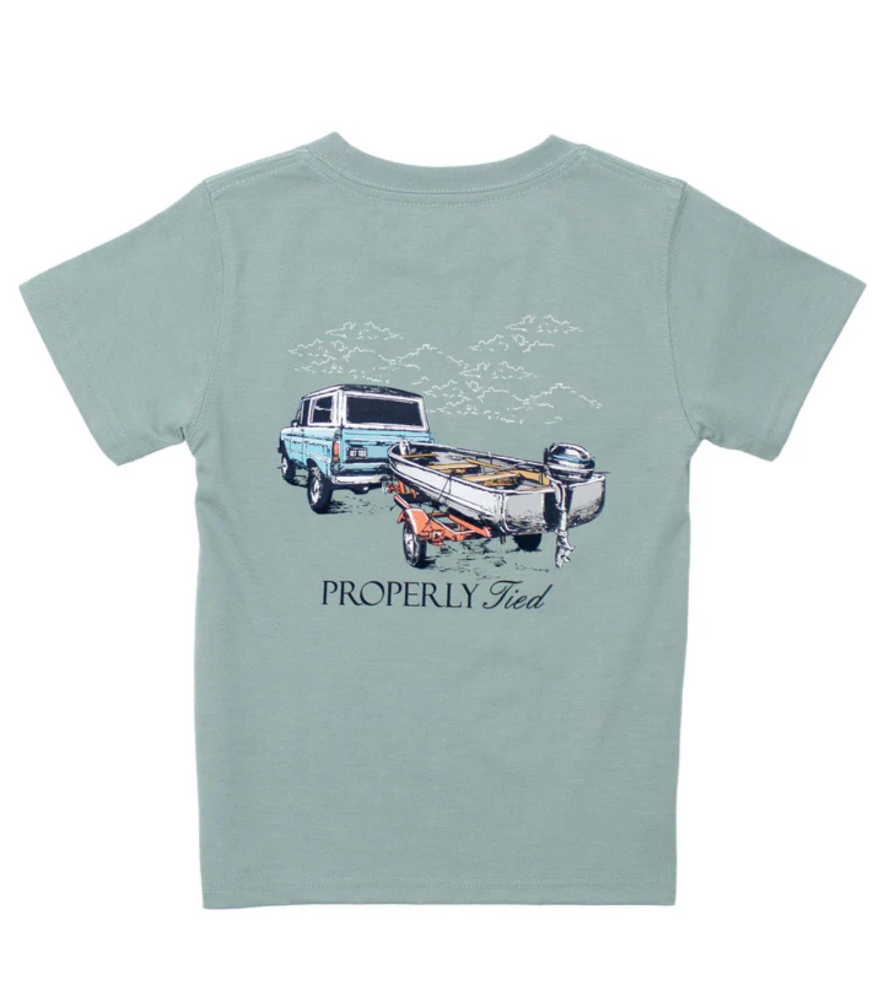 Properly Tied Towing The Line Tee- Fog