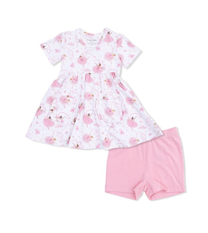 Ribbon Ballerinas Twirly Dress &amp; Cartwheel Short