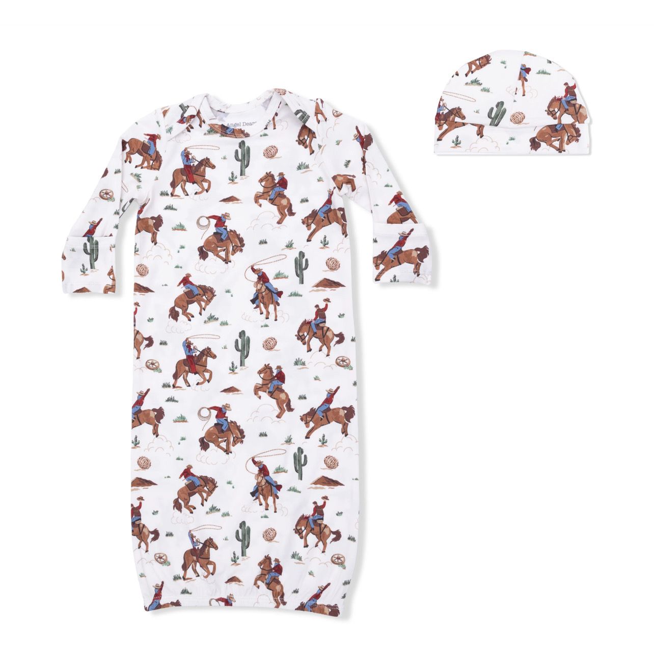 Buckaroo Western Gown &amp; Beanie Set