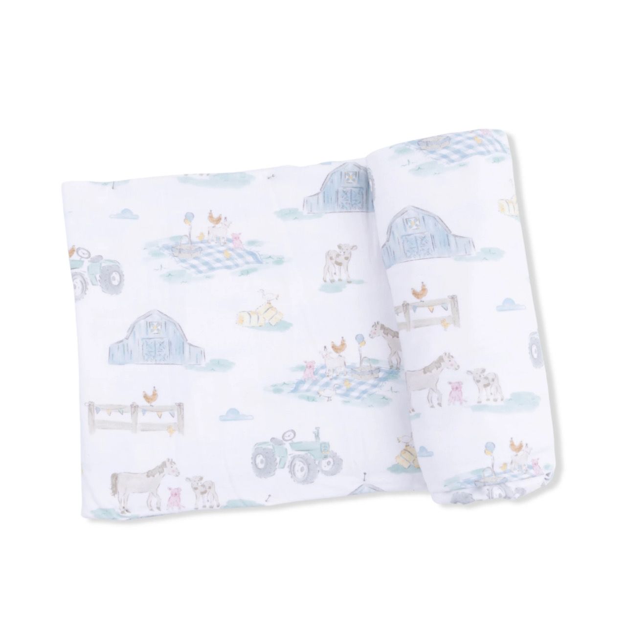Farm Animal Party - Swaddle Blanket