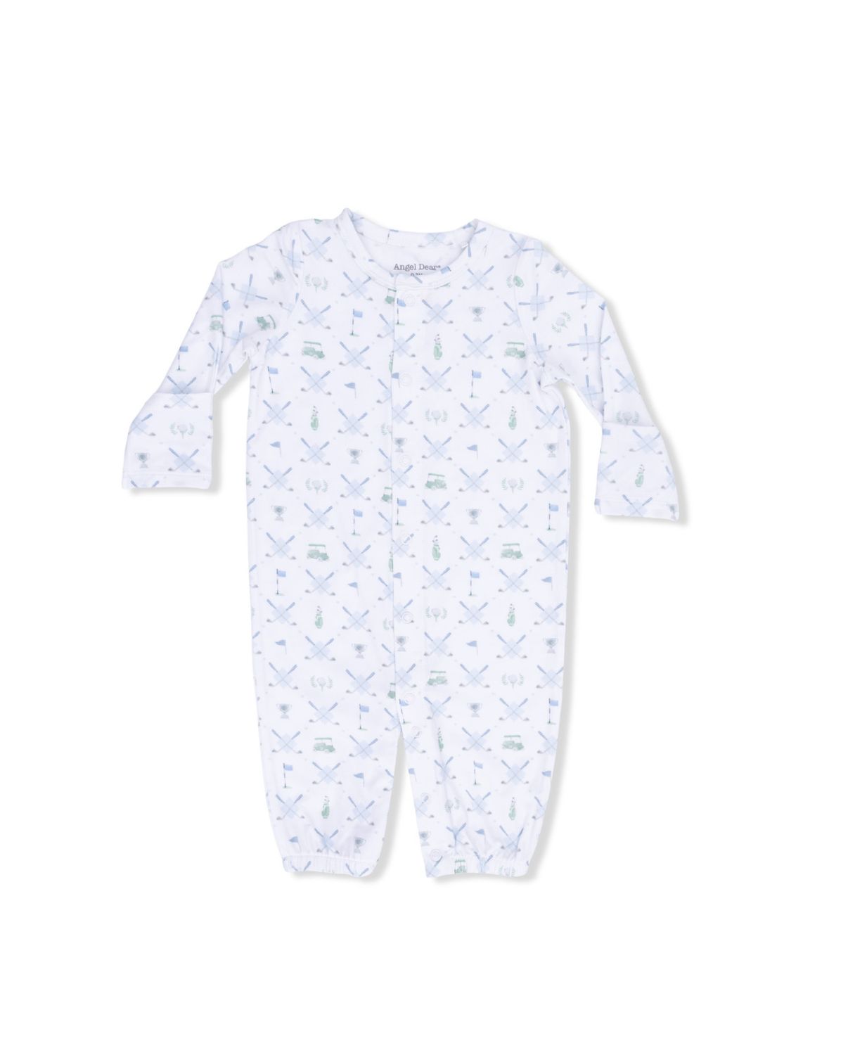 Golf Trellis Blue - Convertible Gown