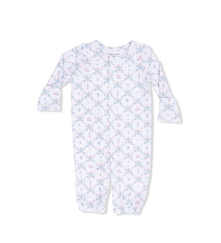 Golf Trellis Pink- Convertible Gown