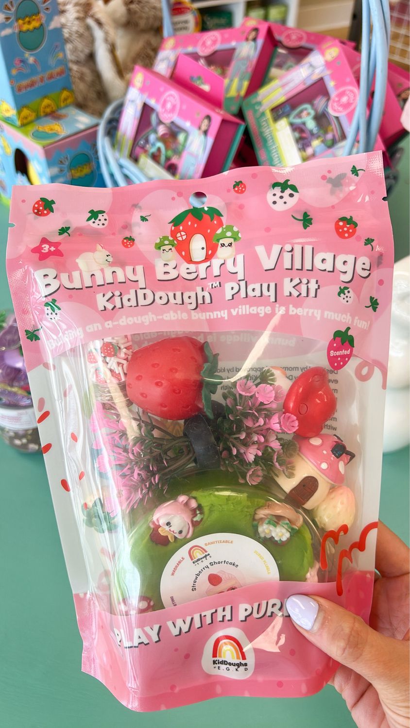Bunny Berry Village Kiddough Play Kit